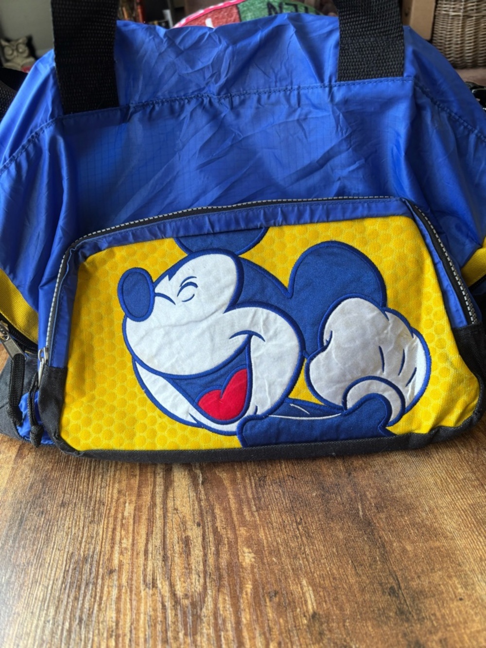 Vintage 90s Mickey Mouse duffel bag- Mickey Unlimited